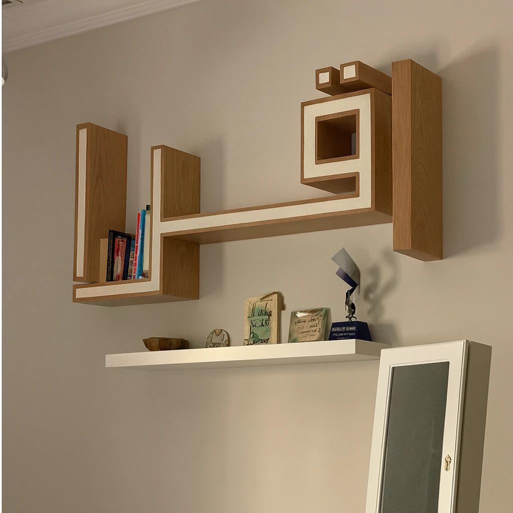 Arabic Shelving Art